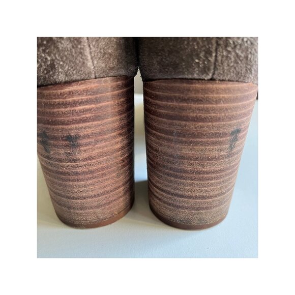 Sarto Lace Up Leather Upper Brown Ankle Boots - Picture 9 of 9